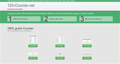 Desktop Screenshot of 123-counter.net
