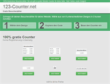 Tablet Screenshot of 123-counter.net